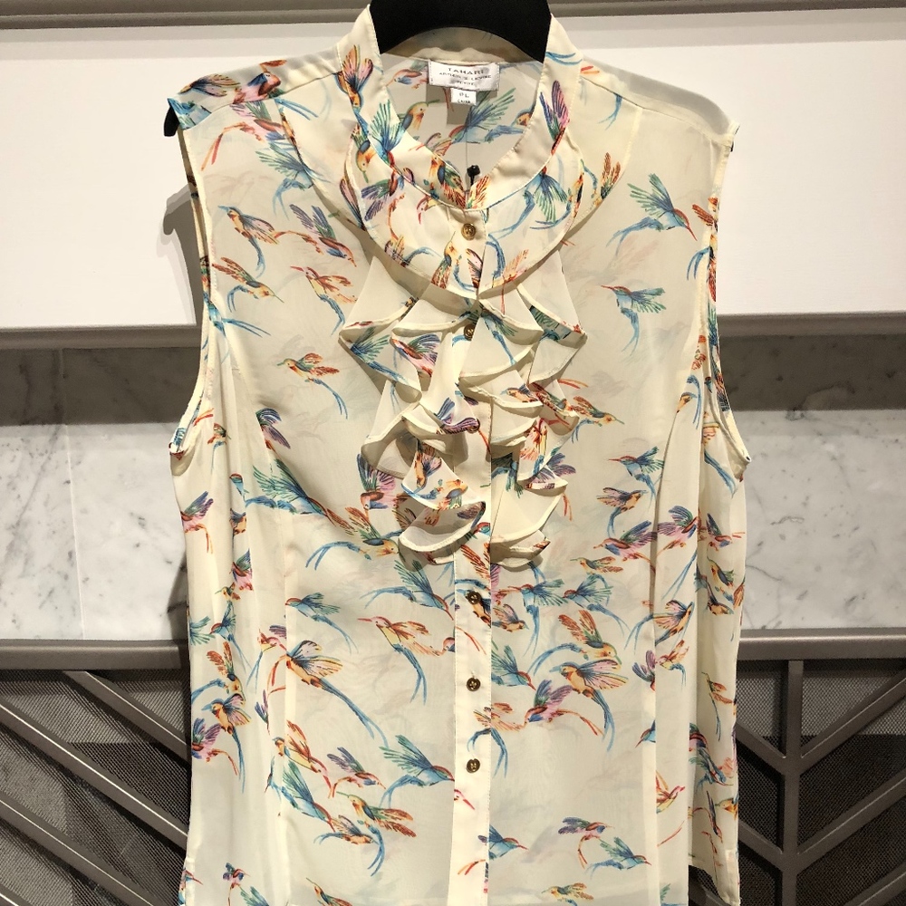 Sheer Tahari Blouse (NWT)